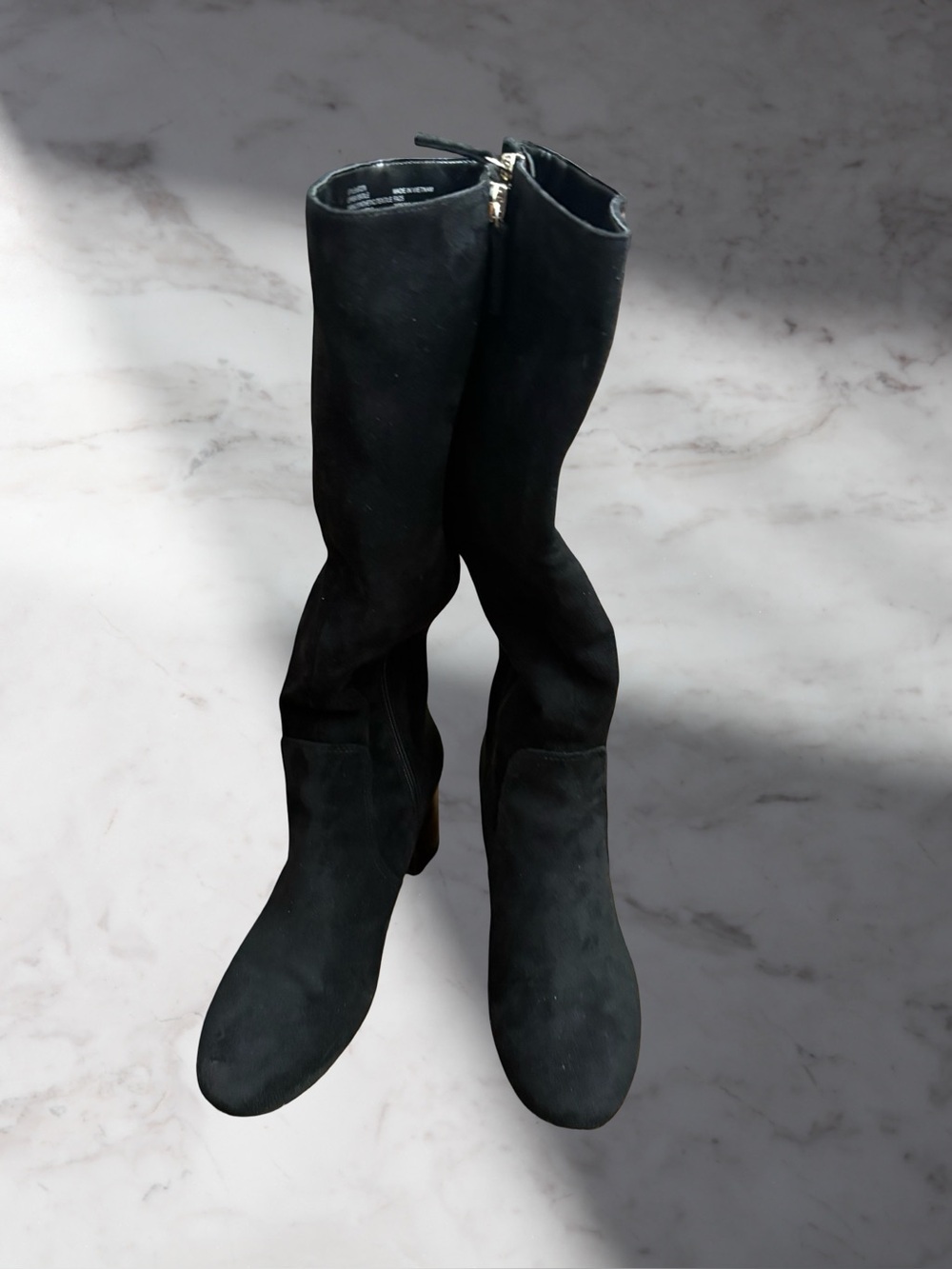 J Crew Black Women's Knee-High Suede Boots Size 7.5